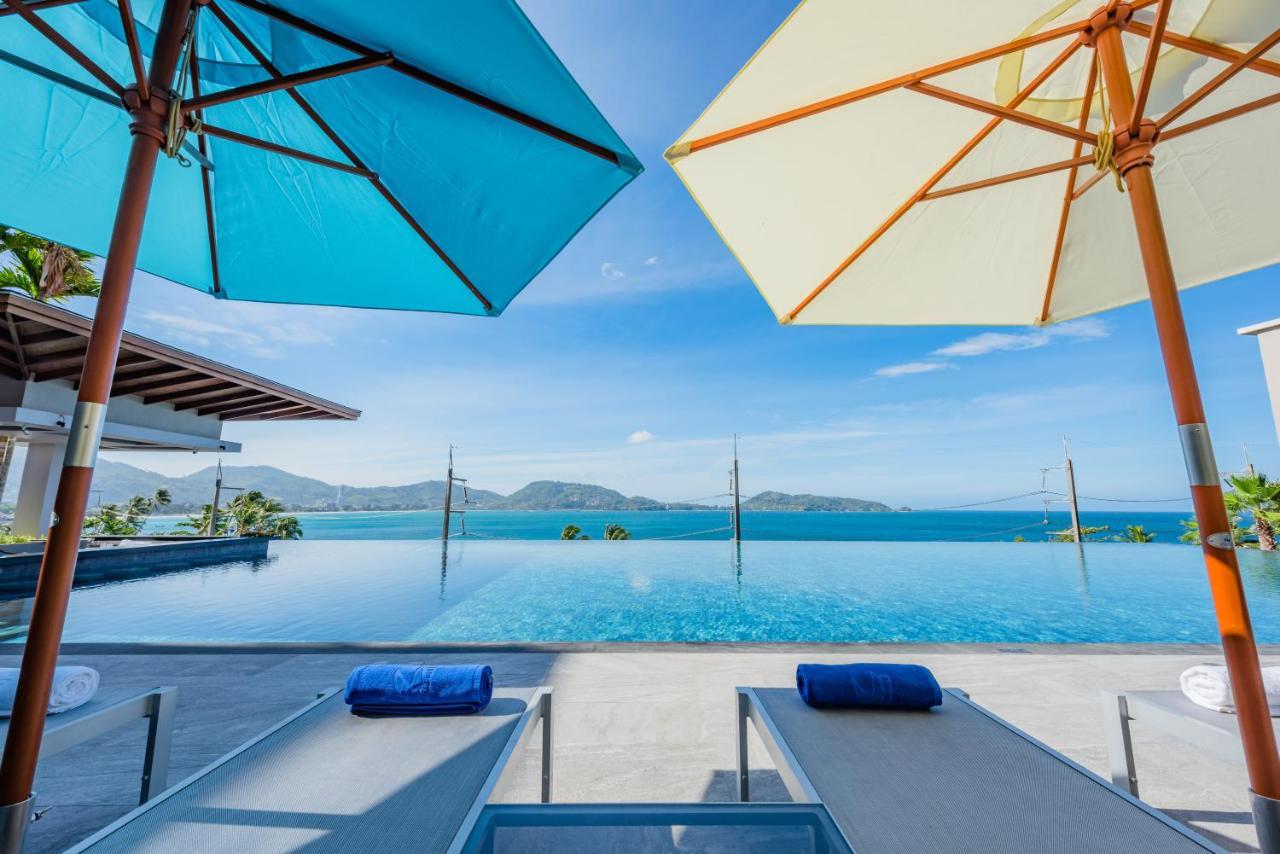 Oceanfront Beach Resort - Sha Extra Plus Patong Ngoại thất bức ảnh View from the pool at the resort